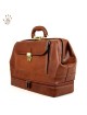 Leather Doctor Bag, Bottom Compartment and Front Pocket - House