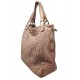 Borsa Shopper in Vera Pelle con Intreccio - Lorea