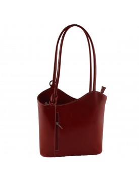 Woman Shoulder Leather Bag - Evan