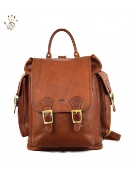  Damen Leder Rucksack- Cautha