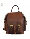 Women Leather Backpack - Cautha