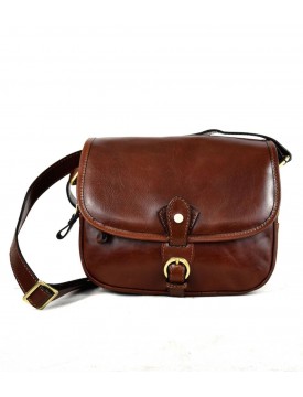 Woman Shoulder Leather Bag - Afrodite