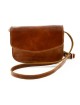 Woman Crossbody Bag in Genuine Leather with 3 compartments - Eliana