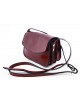 Woman Crossbody Bag in Genuine Leather with 3 compartments - Eliana