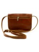 Woman Crossbody Bag in Genuine Leather with 3 compartments - Eliana