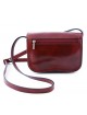 Woman Crossbody Bag in Genuine Leather with 3 compartments - Eliana