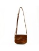 Woman Crossbody Bag in Genuine Leather with 3 compartments - Eliana