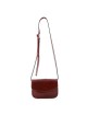 Woman Crossbody Bag in Genuine Leather with 3 compartments - Eliana