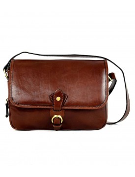 Woman Shoulder Leather Bag - Aglaia