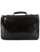 Cartella Business in Pelle Vera 2 Scomparti 2 Tasche - Jeeno