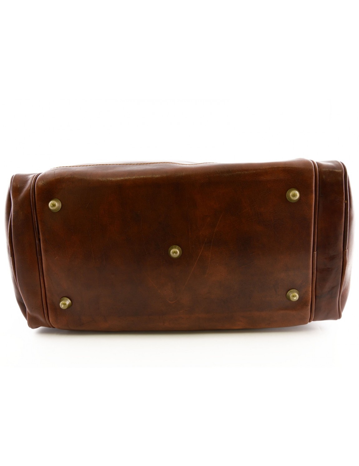 Genuine Leather Travel Bag 2 Side Pockets - Kylan