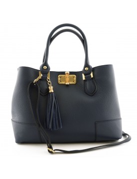 Woman Handbag with Leather Tassel - Janet
