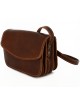 Woman Crossbody Bag in Genuine Leather with 3 compartments - Eliana