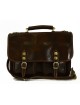 Business Briefcase in Genuine Leather 2 compartments - Win