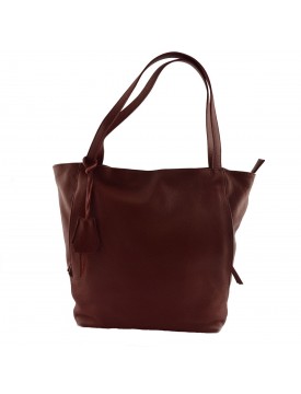 Genuine Leather Shopper Bag - Ani