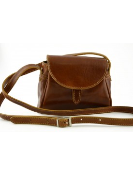 Mini Shoulder Leather Bag for Woman - Ortensia