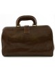 Genuine Leather Medical Bag with Front Pocket - Maca