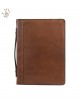 Genuine Leather A4 Documents Folder with Binder and Handle - Luis