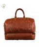 Sac Voyage en Cuir avec Double Fond pour Chaussures - Morgan