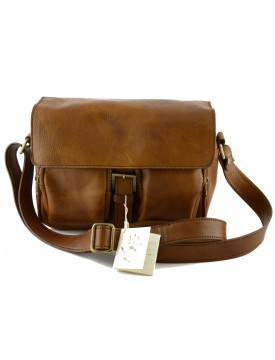 Vegetable Tanned Leather Crossboby Bag for Women - Kikive
