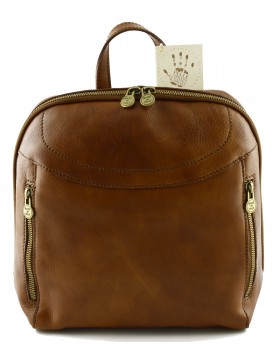 Vegetable Tanned Leather Backpack - Fefe