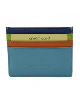 Genuine Multicolor Leather Cardholder - Lismu