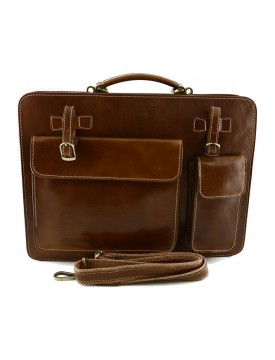 Genuine Leather Business Bag mod. Large - Poni