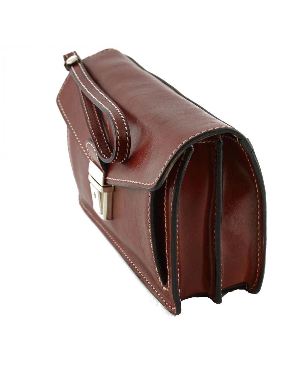 Bolso de Mano para Hombre en Piel Verdadera - Malgio