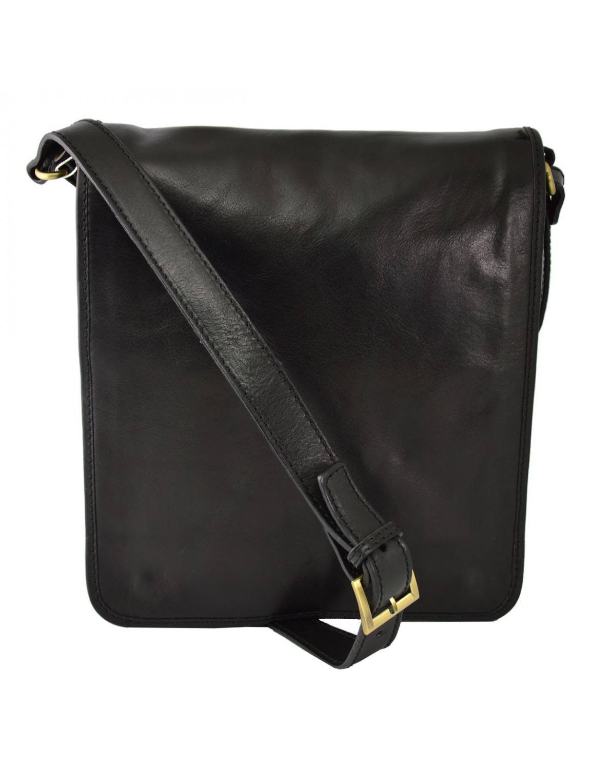 Autre Marque BORSE in PELLE Genuine Leather NEW Cross-body Black