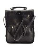 Genuine Leather Backpack and Shoulder Bag - Lude