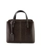 Genuine Leather Python Printed Handbag - Logan