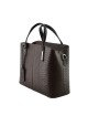 Genuine Leather Python Printed Handbag - Logan