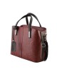 Genuine Leather Python Printed Handbag - Logan