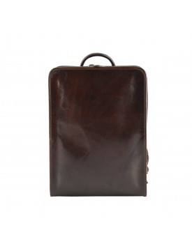 Genuine Leather Backpack with Padded Straps - Ivan