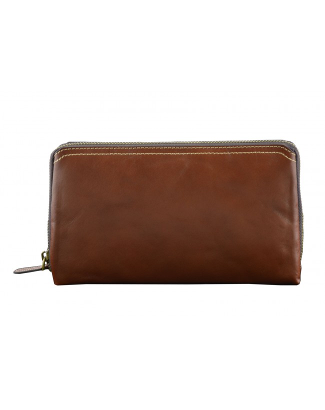 Clutch Unisex in Vera Pelle - Dave